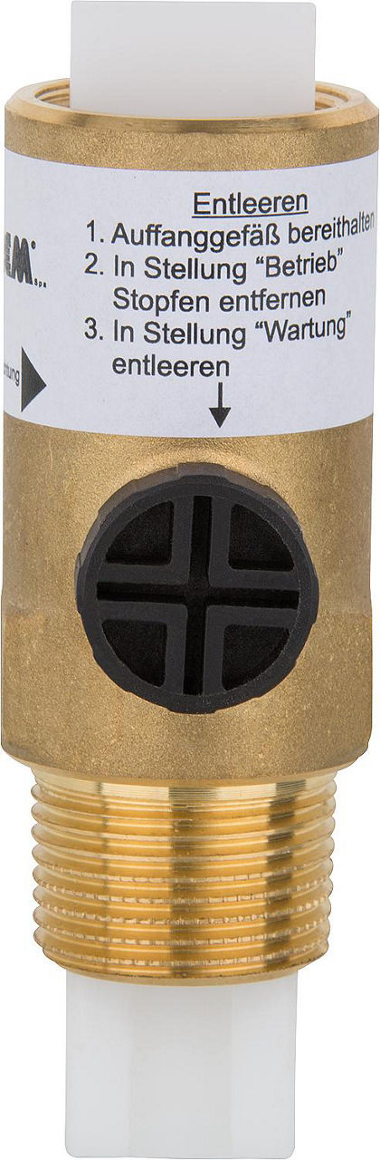 Vanne d'arrêt et de vidange VAREM pour vase d'expansion sanitaire, DN 20 (3/4")
