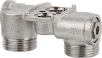 Bloc de robinet Light pour radiateur en aluminium Blitz/Simun Super B4, DN 20 (3/4") eurocône
