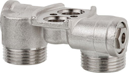 Bloc de robinet Light pour radiateur en aluminium Blitz/Simun Super B4, DN 20 (3/4") eurocône