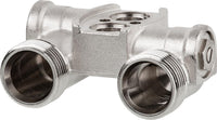 Bloc de robinet Light pour radiateur en aluminium Blitz/Simun Super B4, DN 20 (3/4") eurocône
