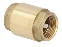 Clapet anti-retour laiton, femelle × femelle (max. 110°C)