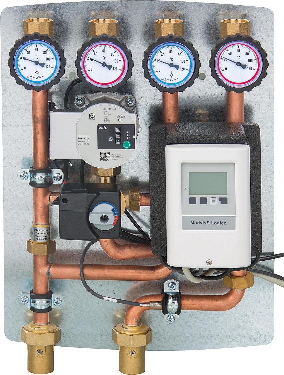 Module hydraulique Easyflow Logic circuit direct, circuit mélangé, avec régulation