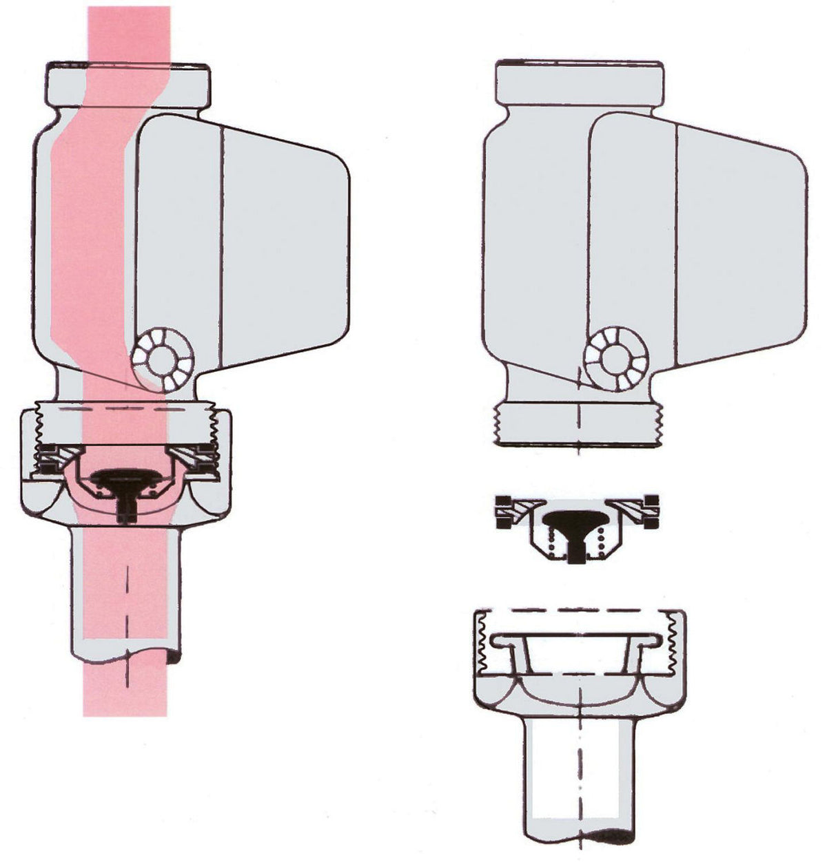 Clapet anti-retour à disque type TS 73 S