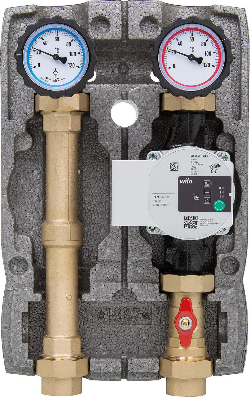 Module hydraulique Easyflow DN 25 (1") non mélangé – Wilo Para 25/6 SC