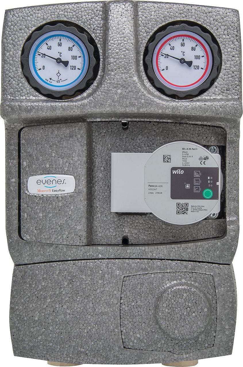 Module hydraulique Easyflow DN25 (1") avec vanne 3 voies sans servomoteur