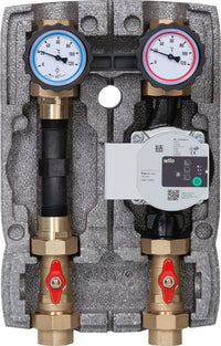 Module hydraulique Easyflow DN25(1") non mélangé, raccord compteur d energie