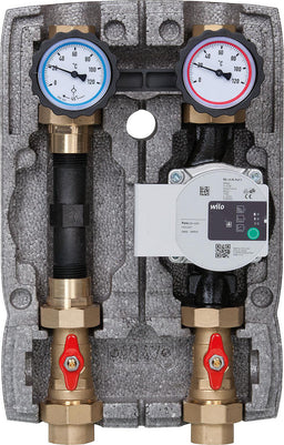 Module hydraulique Easyflow DN25(1") non mélangé, raccord compteur d energie
