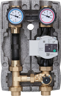 Module hydraulique Easyflow DN25(1") avec vanne 3 voies et raccord compteur d energie