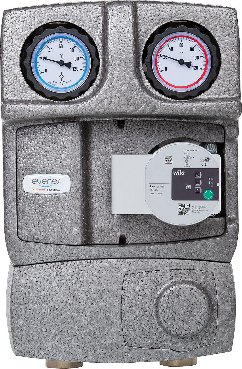 Kit de circuit de chauffage Easyflow DN25 (1") circuit de régulation à valeur constante, thermique avec soupape de décha