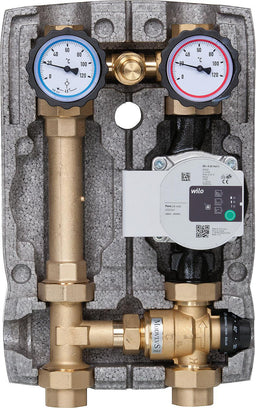 Kit de circuit de chauffage Easyflow DN25 (1") circuit de régulation à valeur constante, thermique avec soupape de décha