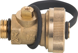 Robinet de remplissage et de vidange IMI HEIMEIER pour TA-Multi, DN 8 (1/4") × DN 20 (3/4"), raccord de tuyau