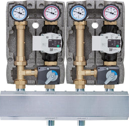 Groupe collecteur modulaire Easyflow 2xcircuit mélangé, Type MiMi25