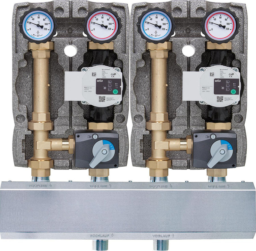 Groupe collecteur modulaire Easyflow 2xcircuit mélangé, Type MiMi25