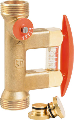 Vanne d'équilibrage Taconova Tacosetter Bypass Solar 185, filetage mâle