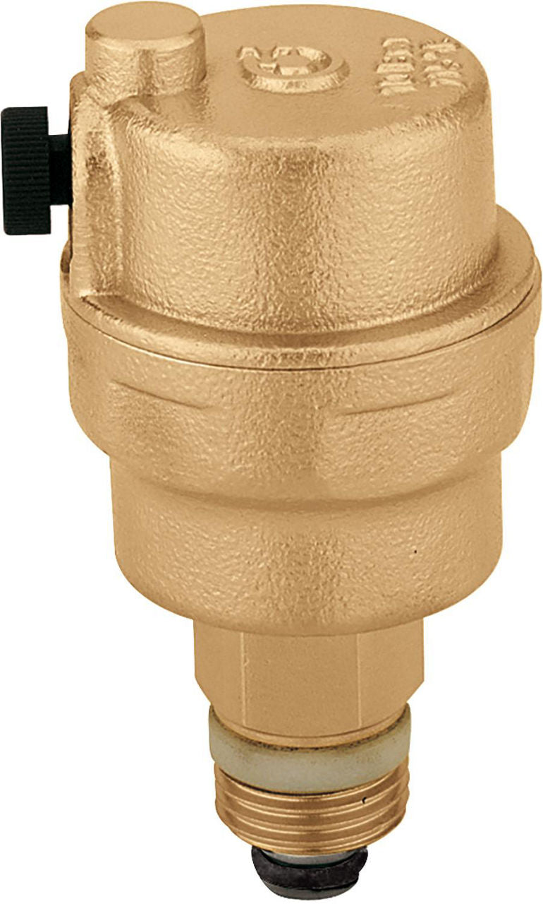 Purgeur automatique Caleffi Robocal S type 5025, avec vanne d’arrêt, DN 10 (3/8") mâle