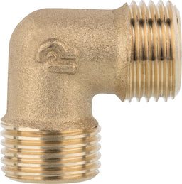 Raccords filetés en laiton Coude 90° (M/M)