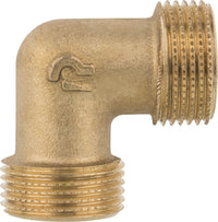 Raccords filetés en laiton Coude 90° (M/M)