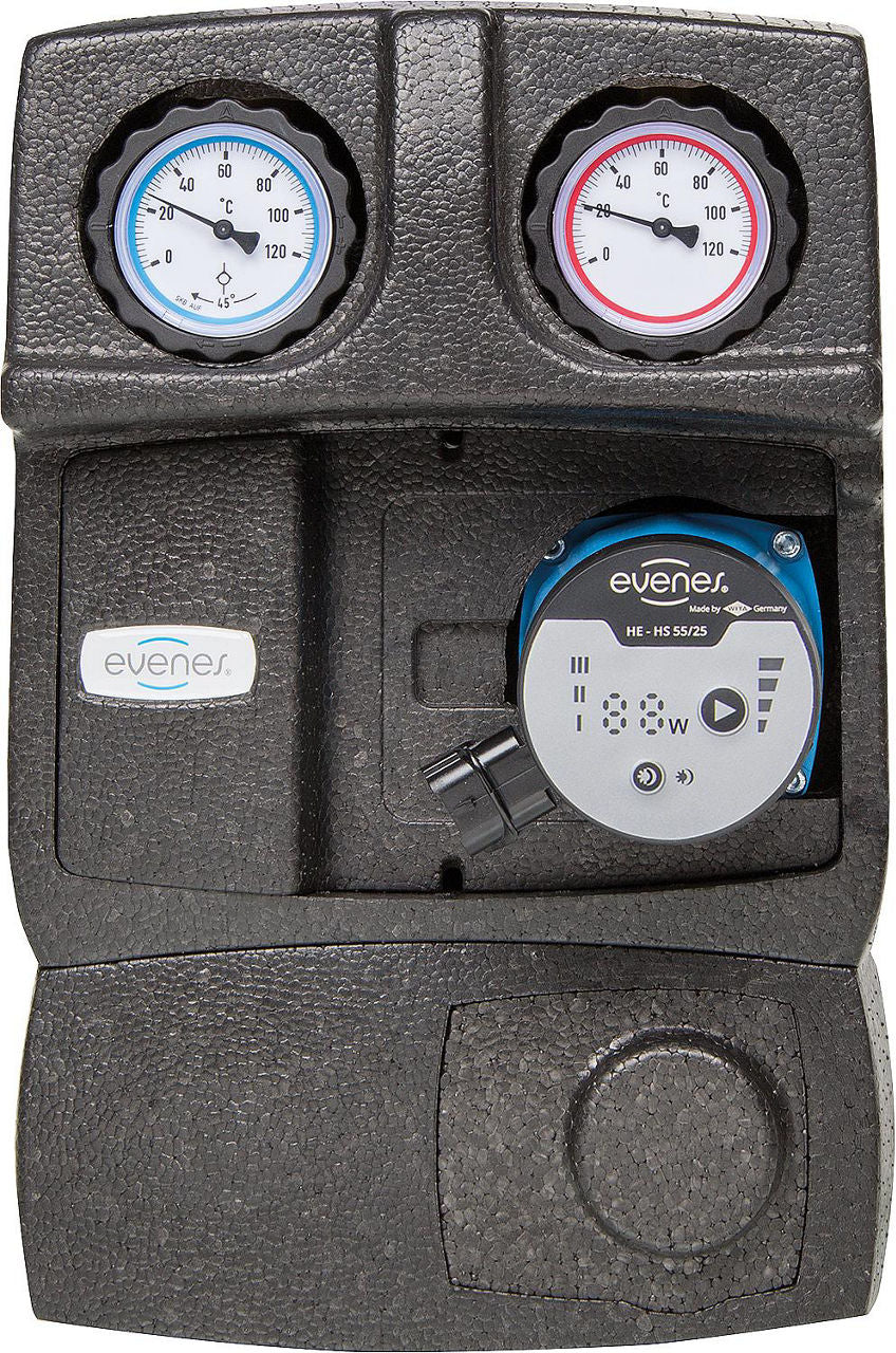 Module de circuit de chauffage Easyflow Basic non mélangé, DN25 (1"), circulateur HE-HS 55-25