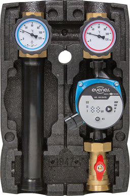 Module de circuit de chauffage Easyflow Basic non mélangé, DN25 (1"), circulateur HE-HS 55-25