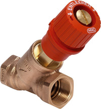Vanne d'équilibrage Honeywell Kombi-3-Plus V5000, filetage femelle, rouge