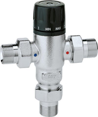 Mitigeur thermostatique ECS Caleffi 521 réglable, chromé