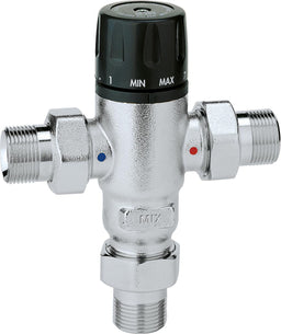 Mitigeur thermostatique ECS Caleffi 521 réglable, chromé