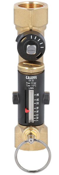 Vanne d'équilibrage CALEFFI SetCal 132 avec débitmètre