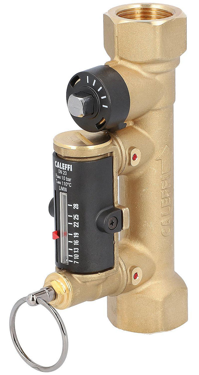Vanne d'équilibrage CALEFFI SetCal 132 avec débitmètre