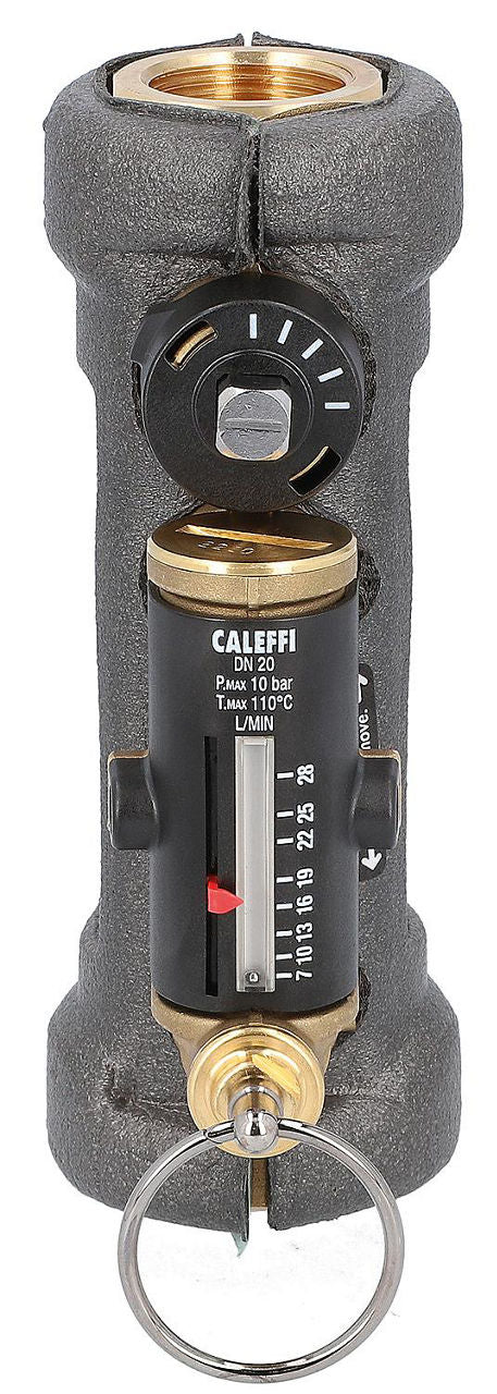 Vanne d'équilibrage CALEFFI SetCal 132 avec débitmètre