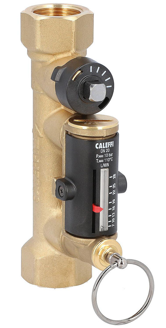 Vanne d'équilibrage CALEFFI SetCal 132 avec débitmètre