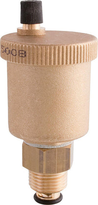 Purgeur automatique Caleffi MINICAL type 5021, avec vanne à fermeture rapide, filetage mâle