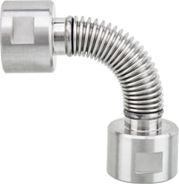 Tube flexible ondulé en inox extensible DN 15 (1/2") femelle × femelle