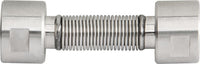 Tube flexible ondulé en inox extensible DN 15 (1/2") femelle × femelle