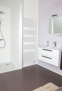 Radiateur sèche-serviettes électrique Garda, blanc RAL 9016