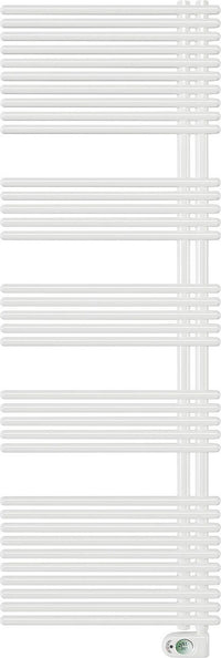Radiateur sèche-serviettes électrique Garda, blanc RAL 9016