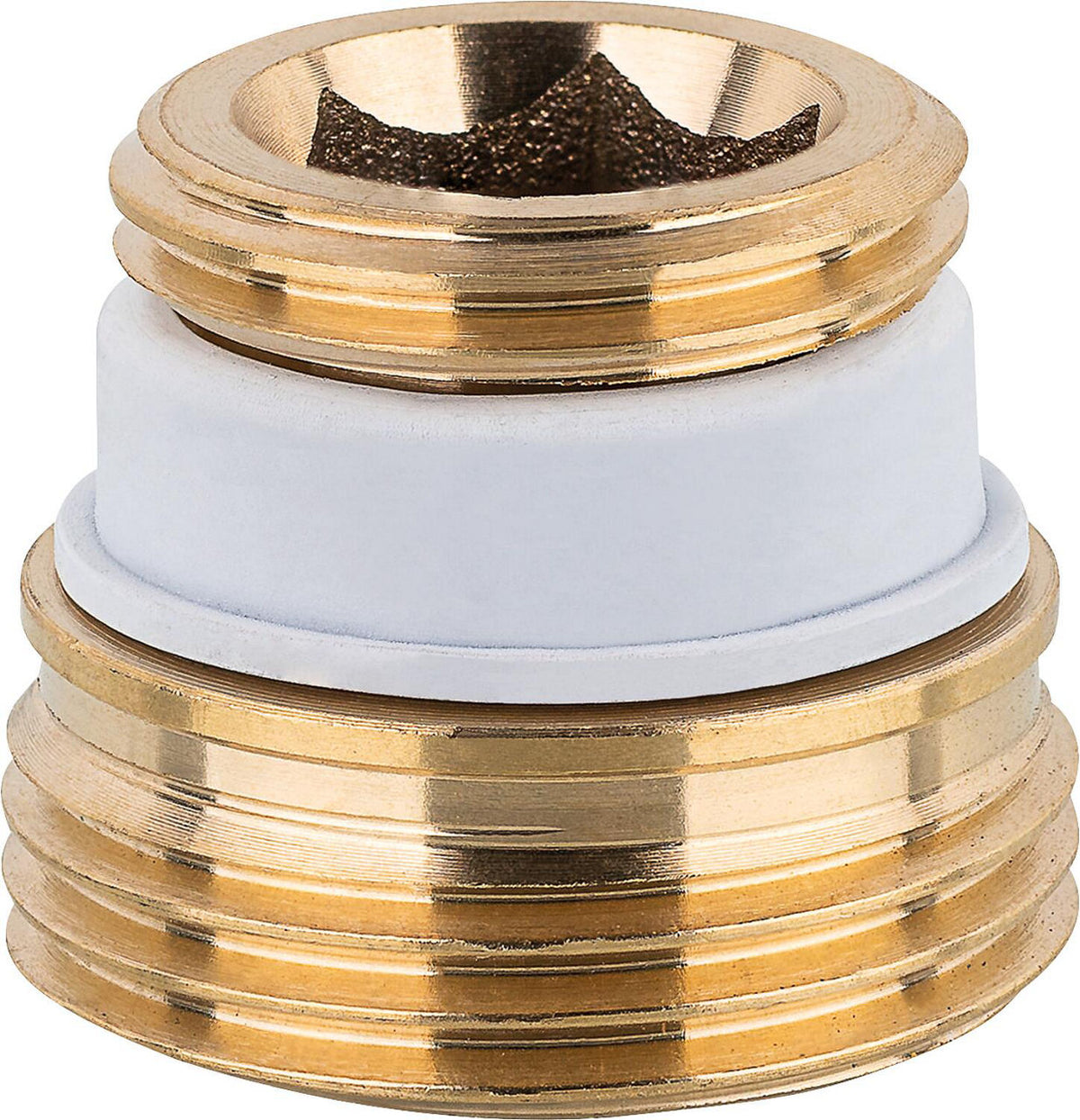 Nipple de raccordement en laiton brut vers eurocône DN 20 (3/4")
