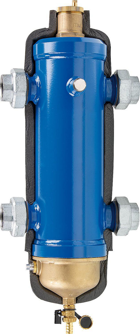 Découpleur hydraulique combiné mut avec désemboueur magnétique – DN 25 (1") à DN 40 (1"1/2)