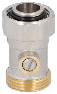Raccord de retour à boisseau sphérique droit eurocône DN 20 (3/4") femelle × tube 3/4"