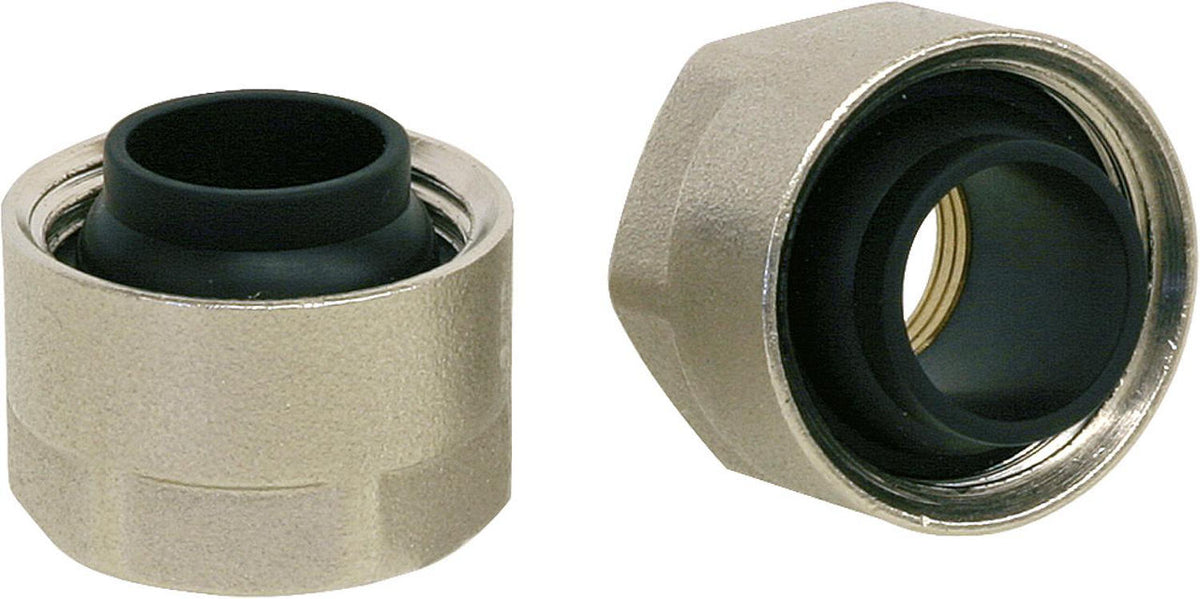 Kit de 2 raccords à compression à étanchéité souple eurocône 3/4" pour tube cuivre, acier doux et inox 15 × 1 mm