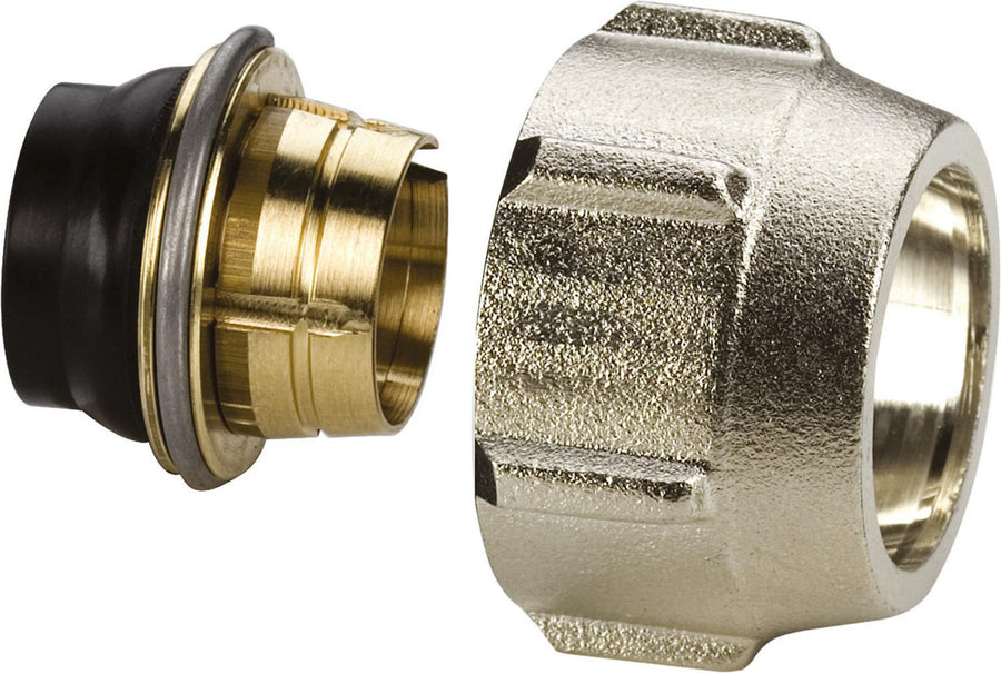 Kit de 2 raccords à compression type A11 pour eurocône 3/4", tube cuivre et acier