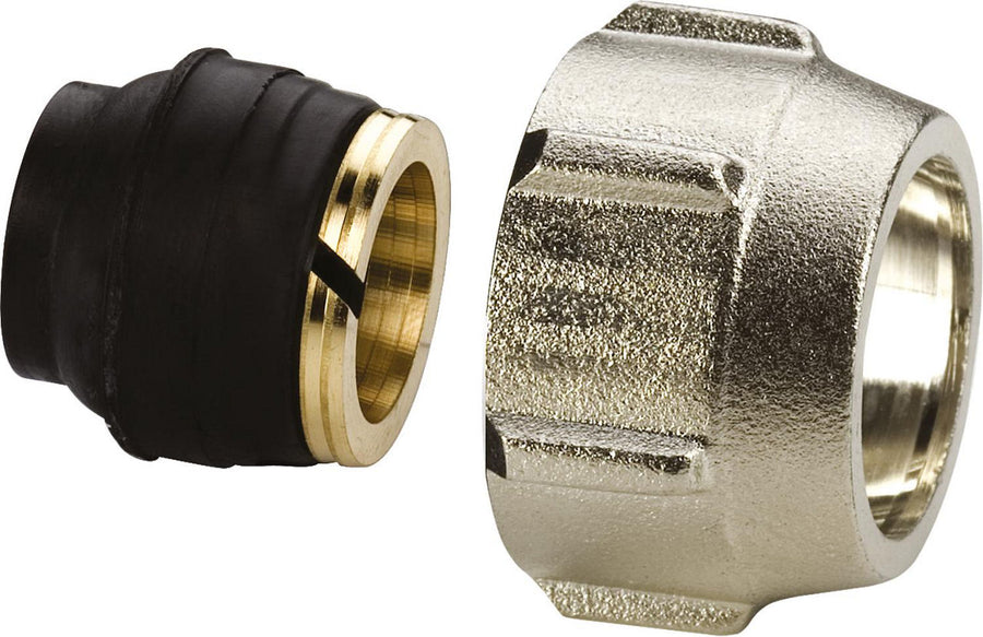 Kit de 2 raccords à compression type A1 10 mm pour eurocône 3/4", tube cuivre et acier
