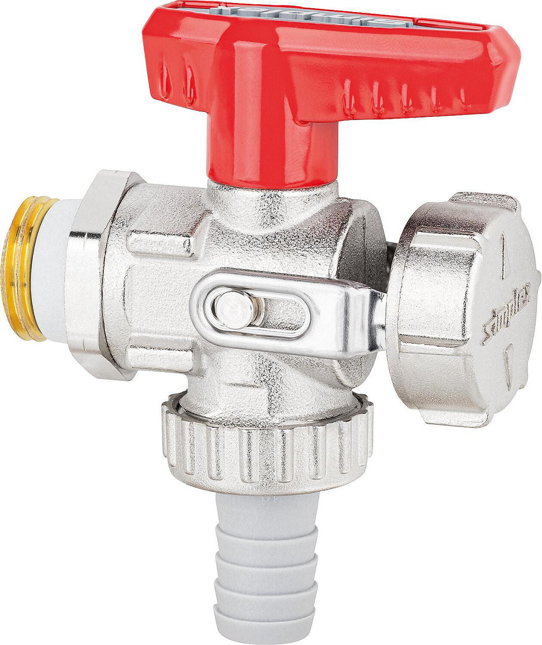 Robinet de vidange KFE à boisseau sphérique simplex DN15 (1/2"), 10 bar