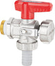 Robinet de vidange KFE à boisseau sphérique simplex DN15 (1/2"), 10 bar