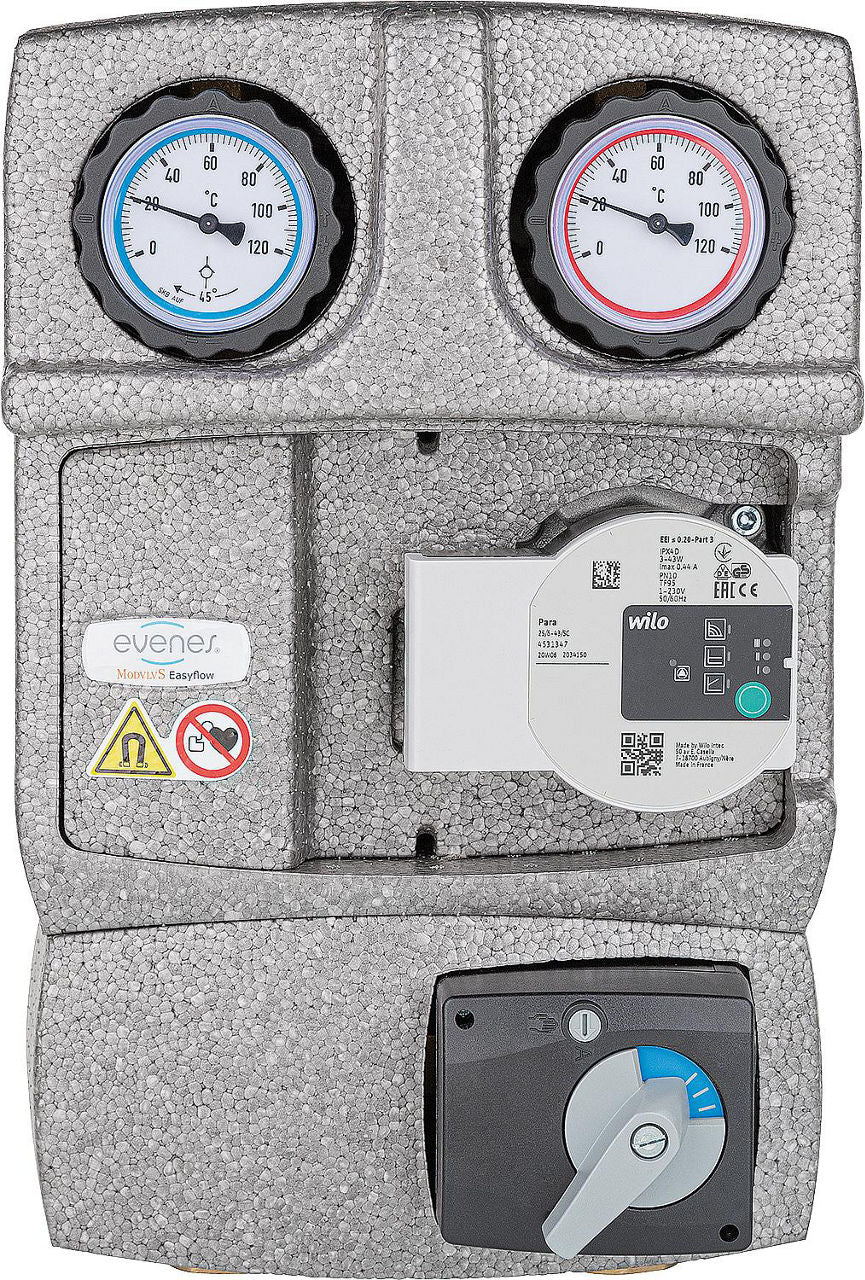 Kit circuits de chauffage Easyflow DN 25 (1") avec mélangeur 3 voies et Séparateur de magnétite