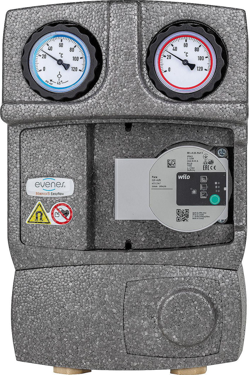 Kit Circuit de chauffage Easyflow DN25(1") separateur de magnetite non-melange, pompe Wilo 25/6 SC