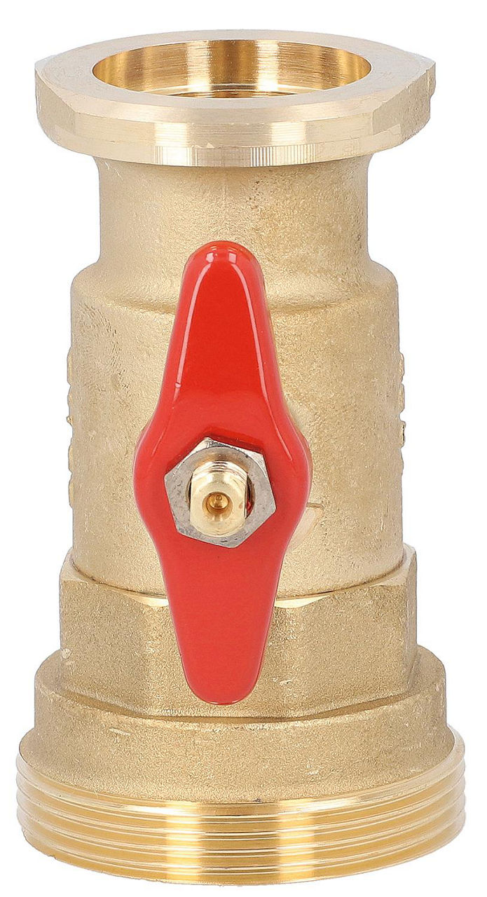Vanne à boisseau à bride Easyflow pour module de circuit de chauffage DN32(11/4") avec DN50(2") filetage mâle + bride