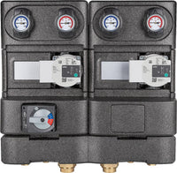 Groupe module répartiteur DN 25 (1") 1x direct, 1x mélangé 2x Wilo Para SC25/6-43