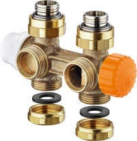 Bloc de vanne IMI Multilux 4-Eclipse-Set avec tête Halo DN 20 (3/4"), bitube