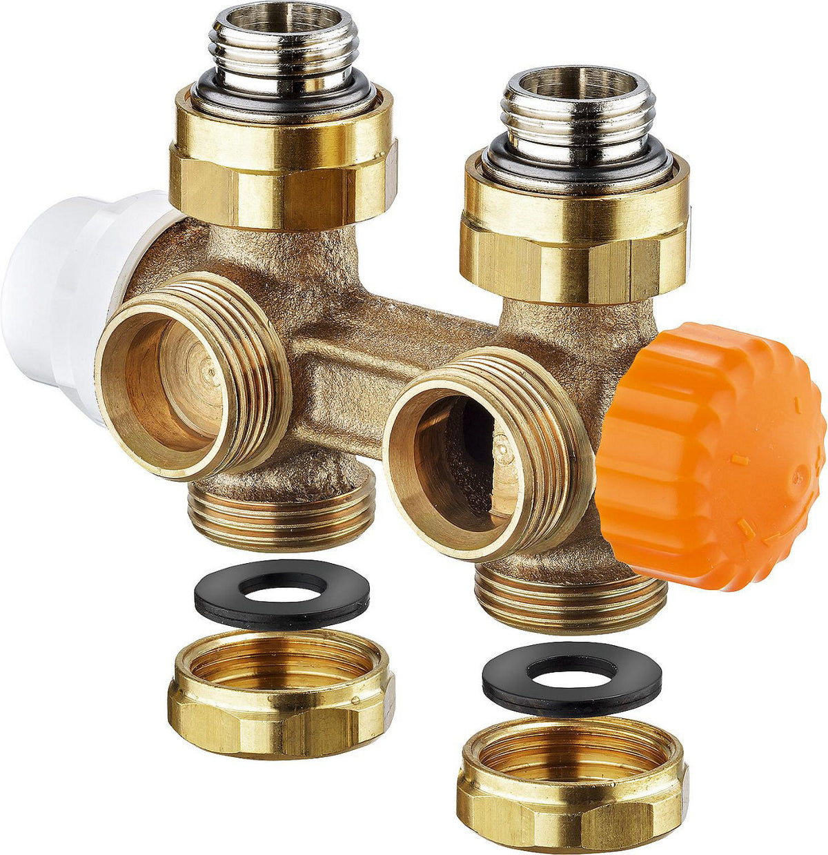 Bloc de vanne IMI Multilux 4-Eclipse-Set avec tête Halo DN 20 (3/4"), bitube