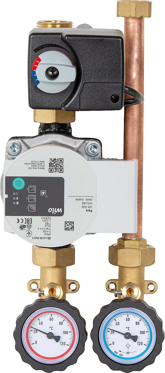 Module de circuit de chauffage Easyflow mélangé, circulateur Wilo Para 15/6SC, pour Modulbox